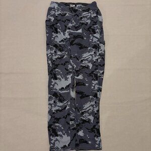 Mountain Hardwear Leggings Womens Small Black Gray Camo Outdoor Hiking Casual
